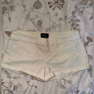 American Eagle white shortie and stretch shorts